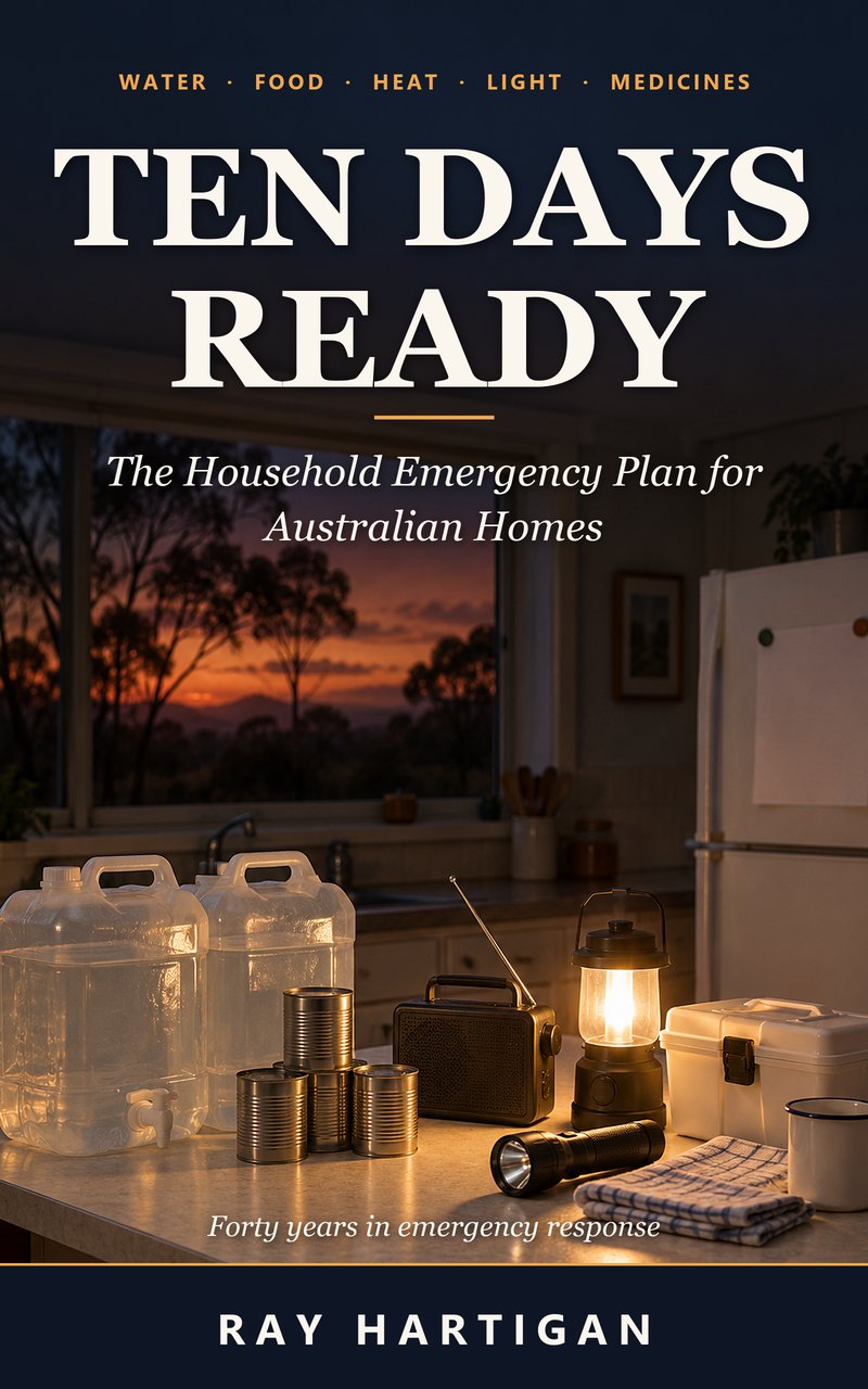 Ten Days Ready by Ray Hartigan, book cover